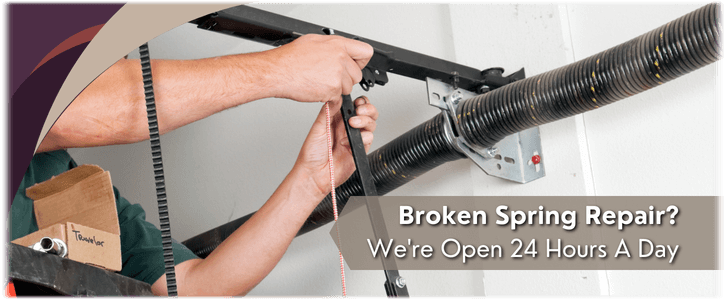 Broken Garage Door Spring Repair Garden Grove CA